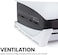 Glistco Skates - Horizontal Stand Compatible with PS5 - Disc Edition (White
