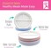 Elk and Friends Kids 6.7&rdquo; Porcelain Divided Plates with Silicone SleevesSuitable for Babies/Kids/ToddlersMicrowaveDishwasher SafeNon SlipSnack Dishes