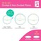 Elk and Friends Kids 6.7&rdquo; Porcelain Divided Plates with Silicone SleevesSuitable for Babies/Kids/ToddlersMicrowaveDishwasher SafeNon SlipSnack Dishes