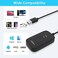 ماوس Cloudeck USB Jiggler، نقر تلقائي، غير قابل للكشف، توصيل وتشغيل، أسود، متوافق مع أنظمة Windows و macOS و Linux و Android