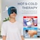 AllSett Health Migraine Relief Cap - Cold Headache Hat for MigraineHeadache MaskMigraine Hat - Hot and Cold Therapy Cap for Puffy Eyes, Tension, Sinus and Stress Relief