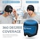 AllSett Health Migraine Relief Cap - Cold Headache Hat for MigraineHeadache MaskMigraine Hat - Hot and Cold Therapy Cap for Puffy Eyes, Tension, Sinus and Stress Relief
