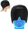 AllSett Health Migraine Relief Cap - Cold Headache Hat for MigraineHeadache MaskMigraine Hat - Hot and Cold Therapy Cap for Puffy Eyes, Tension, Sinus and Stress Relief