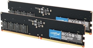 Crucial DDR54800 Kit 64GB 2x32GB UDIMM CL40 (16Gbit