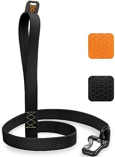 COLLAR Heavy Duty Dog Leash 4 ft for Small Medium and Large Dogs - Durable Dog Leash for Puppy - Walking Leash for Large Breed Dogs (Black
