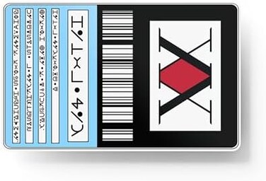 HK Studio Card Skin Sticker Anime for Credit Card, Debit Card, Transportation Card, Key Card