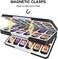 HEIYING Game Card Case for Nintendo SwitchSwitch OLED,Portable Switch Lite Game Card Storage with 48 Game Card Slots and 24 Micro SD Card Slots. (Black