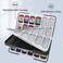 HEIYING Game Card Case for Nintendo SwitchSwitch OLED,Portable Switch Lite Game Card Storage with 48 Game Card Slots and 24 Micro SD Card Slots. (Black