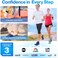 Modvel FootAnkle Brace Socks for Sprained Ankle Compression Sleeve - Ankle Support for WomenMen - TendonitisArthritis Ankle Brace Sports Running, Torn LigamentsWomen Stabilizing Ankle Wrap