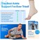 Modvel FootAnkle Brace Socks for Sprained Ankle Compression Sleeve - Ankle Support for WomenMen - TendonitisArthritis Ankle Brace Sports Running, Torn LigamentsWomen Stabilizing Ankle Wrap