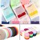 Puzeam Upgrade Tight Weave Flat Shoelaces 28 Colors 5/16" Wide Shoe Laces for Sneakers - 2Pairs