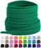 Puzeam Upgrade Tight Weave Flat Shoelaces 28 Colors 5/16" Wide Shoe Laces for Sneakers - 2Pairs