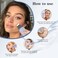 GUGUG Skin Scrubber Face Spatula Skin Spatula Pore Cleaner Blackhead Remover Tools for Facial Deep Cleansing-4 Modes, Purple