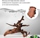 majoywoo Natural Large Driftwood for Aquarium Decor Reptile Decor, Fewer Branches 12.5-18" 2Pcs