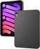 جراب Puxicu لجهاز iPad mini 6 إصدار 2021، تصميم نحيف، غطاء حماية من السيليكون الناعم غير اللامع المصنوع من مادة TPU المطاطية، مناسب لجهاز Apple iPad Mini من الجيل السادس - أسود