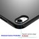 جراب Puxicu لجهاز iPad mini 6 إصدار 2021، تصميم نحيف، غطاء حماية من السيليكون الناعم غير اللامع المصنوع من مادة TPU المطاطية، مناسب لجهاز Apple iPad Mini من الجيل السادس - أسود