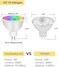 noobibaba RGBW MR16 Colour Changing LED Bulbs, MR16 LED Bulbs 4W 12V GU5.3 Bi-Pin Base, RGBW MR16 Colour Changing Headlights (3 Bulbs with a Remote Control