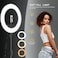 JJ JIANJIN Ring Light Kit:18"/45cm Outer 55W6700k Dimmable LED Light, Tripod Stand, Remote Controller,Box for Camera,Smartphone,YouTube,TikTok,Self-Portrait Shooting,CRI90,Black