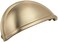 Amerock Cup Pulls 3 in (76 mmCenter-to-Center Golden Champagne Cabinet Cup Pull - 10 Pack