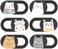 MESMOS Laptop Camera Cover Slide Cute - Laptop Webcam Cover Slide - PhoneComputer Camera Cover Slide - Webcam Privacy Cover - Camera Blocker Sticker. Fits MacBook ProAir, iPhone, iPad, iMac etc