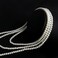 Long Pearl Necklaces for Women Cream White Faux Pearl Strand Layered Necklace Costume Jewelry