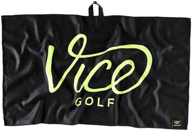 VICE Golf Shine Microfiber TowelDrip LimePerfect for Cleaning Clubs and BallsMultiple Colors Available