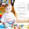 JenPen 4 Pieces White Bandana Bibs for Baby Girl - 360 Muslin Bibs Set for Teething Toddler