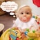 JenPen 4 Pieces White Bandana Bibs for Baby Girl - 360 Muslin Bibs Set for Teething Toddler