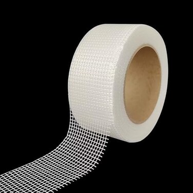 EDSRDRUS Drywall Repair Tape, 2in 4in 6in Multi Options Crack Tape Drywall, Mesh Drywall Tape High Performance Holding for Self-Adhesive Wall Crack and Seam Patch (2in100ft, Drywall Repair Tape