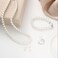 AUSGER Pearl Necklace Jewelry Set for Women,Complete Set of Pearl Jewelry Includes Necklace Bracelet Earrings, Fashion Pearl Jewelry with Box for Wife Mom Sister Bride Bridesmaid