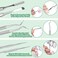 KuanStore 6-Pack Ingrown Toenail File and Lifters, Professional Surgical Stainless Steel Ingrown Toenail Removal Tool Kit, Manicure Treatment Pedicure Tools for Feet Under Nail Cleaner Correction Poli