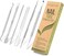 KuanStore 6-Pack Ingrown Toenail File and Lifters, Professional Surgical Stainless Steel Ingrown Toenail Removal Tool Kit, Manicure Treatment Pedicure Tools for Feet Under Nail Cleaner Correction Poli