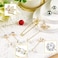 35 Pieces Faux Pearl Brooch Pins Sweater Shawl Pins Neckline Safety Pin Artificial Pearls Brooch White Pearl Safety Pins for Women Girls Clothing Dresses Decoration Accessories