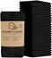 Softolle 100% Cotton Ring Spun Wash Cloths &ndash; Bulk Pack of Washcloths &ndash; 12x12 Inches &ndash; Wash Cloth for Face, Highly Absorbent, Soft and Face Towels (Black, 24 Pack