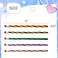 Blvochnnt 35 Pcs 7 Inch Flexible Soft Pencils,Magic Bend Pencils,Colorful Stripe Soft Pencils for Children and Students,Classroom Gifts,Back to School Supplies