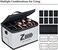 Zeee Lipo Safe Bag Battery Fireproof Bag Large Capacity Storage Guard Battery Safe Pouch for Storage Charging - 10 Cell Adjustable Battery Safe Bag(10.6x6.7x6.7in