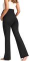 JOYSPELS Women's Maternity Pants with Pockets Over The Belly Pregnancy Bootcut Yoga Pants for Work Casual