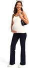JOYSPELS Women's Maternity Pants with Pockets Over The Belly Pregnancy Bootcut Yoga Pants for Work Casual
