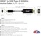 Club 3D 4K 60Hz HDMI to USB Type C Video Cable HDMI 2.0 (Maleto USB Type C (MaleActive Monitor Converter 1.8m/6 Feet CAC-1334