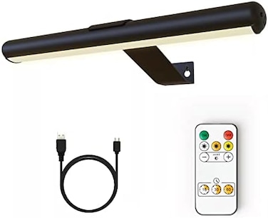 Arixinks Picture Light with Remote,Battery Painting Light with 3 Lighting Colors Rechargeable,Art Light Display Wall Light with Dimmable Timer, Full Metal Picture Light for Picture Gallery Dart