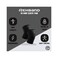 Rehband RX Knee Support for Strength TrainingFitness - 7mm Neoprene Knee Sleeve, FlexibleNon-Slip, Knee Sleeve for MenWomen, Colour:Carbon/Black, Size:Medium