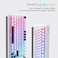 Womier Pudding Keycaps, PBT Keycaps 165 Keys Set Custom Keycap Set, Shine Through Keycaps OEM Profile, Universal Compatiability for 100%, 75%, 65%, 60% Keyboard-White
