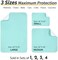 CoolShields Waterproof Bed Pads, Incontinence Waterproof Mattress Pads for ElderlyAdults, Bed Pads Washable Waterproof for Kids, Waterproof Mattress Protectors for Bed - 34" x 52" (2 Pack