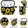 LitoDream Flower Silicone Airpods 3 Case 2021, YOMPLOW Case Cover for Apple Airpods 3rd Generation Floral Print Soft Flexible Cover for Air Pod 3 Women Girls, Skin with Keychain - Sunflower