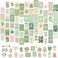 Artivo Sage Green Room Decor Aesthetic, Green Wall Collage Kit Aesthetic Pictures for Teen Girls, Sage Green Dorm Room Decor, Danish Pastel Aesthetic Wall Decor, Pastel Bedroom Decor (70 set, 4x6