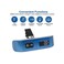 travel inspira Luggage Scale, Portable Digital Hanging Baggage Scale for Travel, Suitcase Weight Scale with Rubber Paint, 110 Pounds, Battery Included - Blue