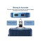 travel inspira Luggage Scale, Portable Digital Hanging Baggage Scale for Travel, Suitcase Weight Scale with Rubber Paint, 110 Pounds, Battery Included - Blue