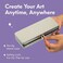 MozArt Supplies Komorebi Professional Metallic Watercolor - Portable Set of 24 Vivid and Premium Painting Colors - Perfect for Wall, Paper, Canvas, and Wood Painting