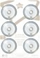 Tommee Tippee Natural Start Baby Bottle, Medium Flow, 3Months, Breast-Like for a Natural Latch, Anti-colic Valve, Soft Silicone, Pack of 6
