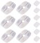 furrybaby Carbon Replacement Filters for Cat and Dog Fountain, Premium Pet Water Fountain Dispenser Filters (6 Packs for Rectangular White